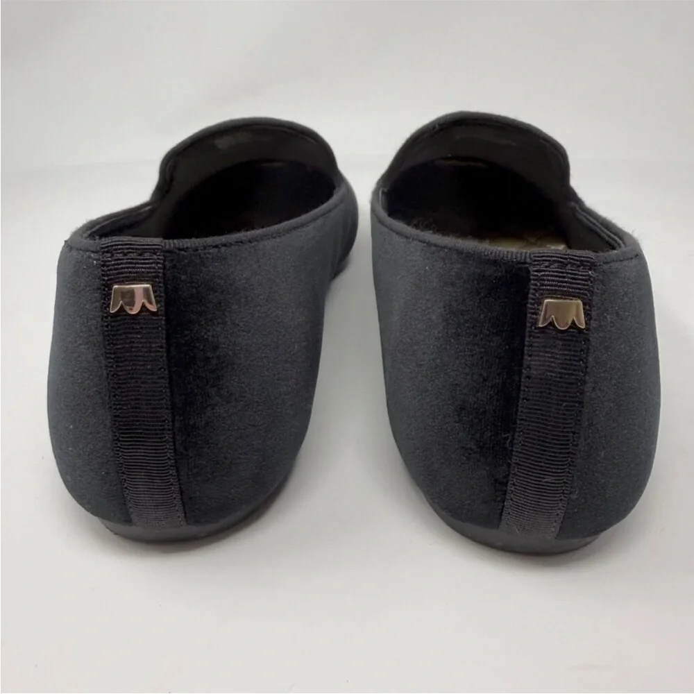 Birdies Women’s The Starling Black Velvet Slip On Loafers 10W Size 10W NWOB